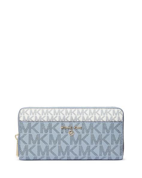 michael michael kors jet set zip around continental wallet